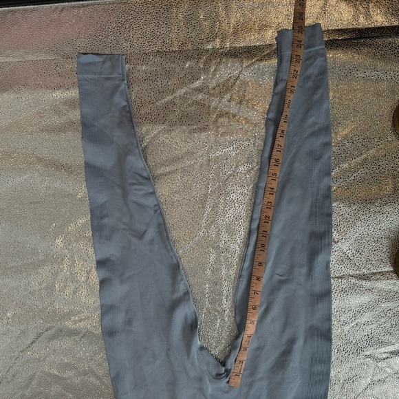 Set active light blue high rise seamless leggings M - Picture 11 of 11